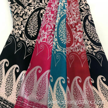 30s Broder Design Print Spun Rayon Fabric